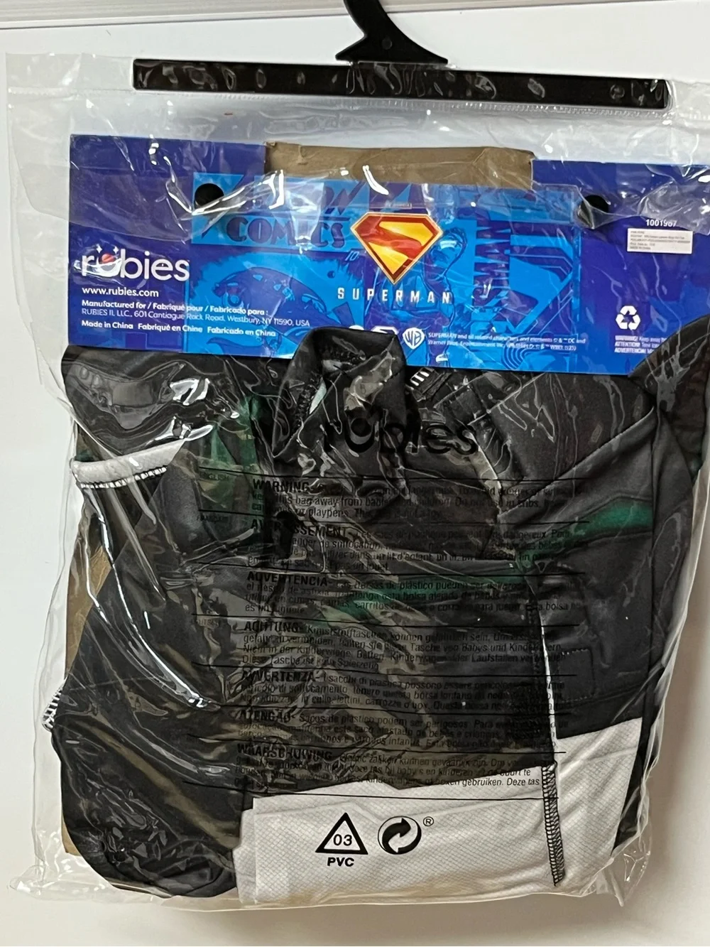 New Rubie’s Green Lantern Boys Costume Medium 7-8 DC Comics